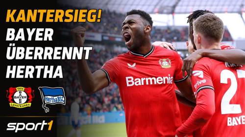 Leverkusen – Hertha Highlights 23. Spieltag