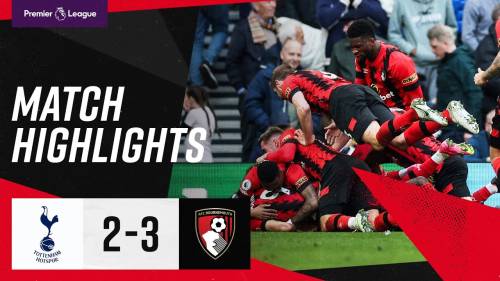 Tottenham Hotspur – AFC Bournemouth Highlights