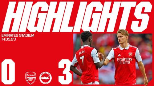 Arsenal – Brighton Highlights